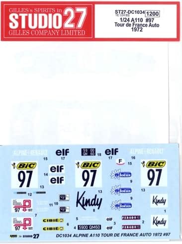 Modèle Réduit 1/43 Renault A110 1972 Tour Auto - Bleu - Eligor DA100 - Occasion Bon état
