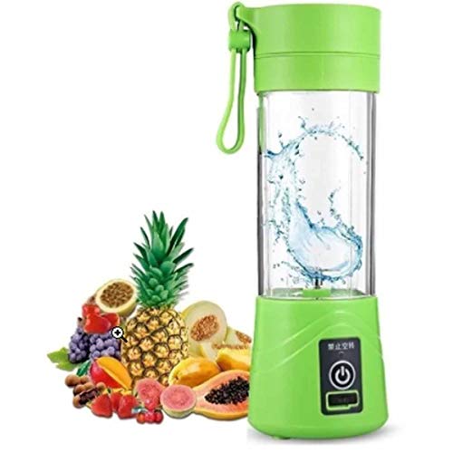 Mini Liquidificador Portátil Recarregável Pratico 6 Lâminas (Verde)