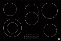 Cooktop Vitrocerâmico Life 90cm 5 Zonas Preto: Design Elegante e Alta Performance para Cozinha Moderna. Placa de Cozedura em Vidro Cerâmico de Fácil Limpeza e Controle Preciso.