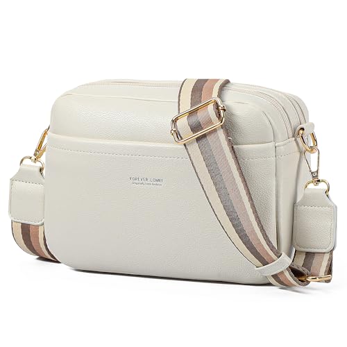 Sac bandoulière femme en cuir avec pochette téléphone et large sangle réglable