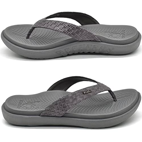 Kuailu Flip flops voor dames, yogamat, comfortabel, wandelen, teenslippers, ondersteuning voetboog plantaire fasciitis… - Image 6