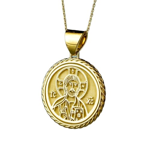 Collier pendentif Jésus-Christ en argent plaqué or : un bijou qui ne ternit pas