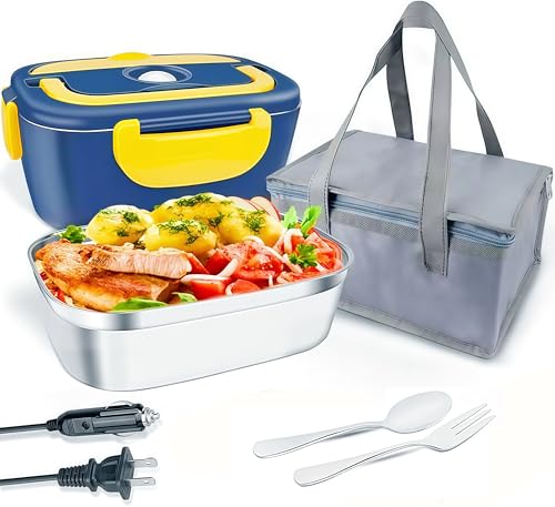 buzzkick Multi-Voltage Electric Lunch Box Heater 80W Fast Heating 1.5L