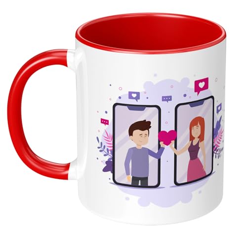 Image of Raksha Bandhan Gifts Printed Mug with Keychain Best Rakhi Combo Gift for Brother & Sister Rakshabandhan Return Gifts for Sister White 350ml Coffee Mug(Pack of 5)(Combo Set)(RMCKRCG308)