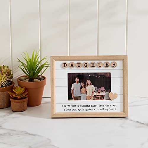 Bower Barn Daughter Gifts - Daughter Picture Frame - Birthday Gifts For Daughter From Mom Or Dad - Mother And Daughter Gifts For Daughter In Law, Step Daughter - Picture Frame, Keychain And Card #TOP7