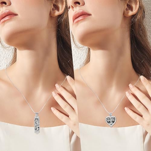 Collier urne arbre de vie contre le manque pour préserver les cendres - 3