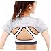 FRCOLOR Thick Bamboo Charcoal Fiber Shoulder Warmer Protector Wrap Fleece Lined Shoulder Support Pad for Pain Relief Adjustable Size M for Sports and Daily Use