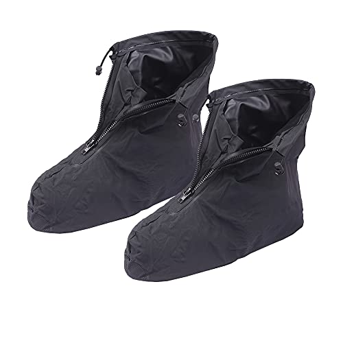 yeacher Capas para sapatos impermeáveis Capas para botas de chuva com tira elástica e zíper reutiliz