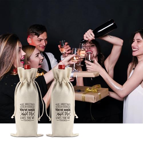 Divertente regalo di pensionamento per donna uomo pensionamento vino regali borsa felice pensionamento decorazioni per feste in pensione regali di partenza regali per collega, infermiera, insegnante