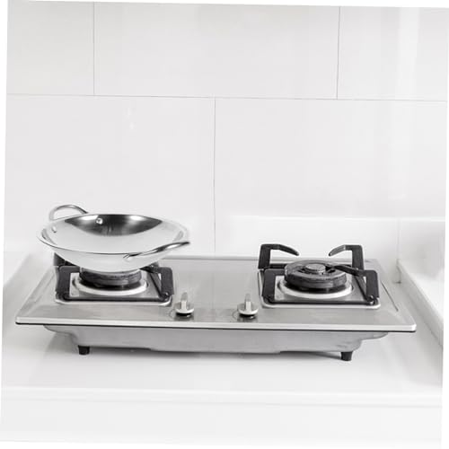 Wok de acero inoxidable con asas y tapa redonda miniatura 6