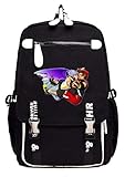 Materiale principale: tela. WANHONGYUE FINAL FANTASY Gioco Rucksack Zaino per PC Portatile Borsa da Scuola Laptop Backpack -6