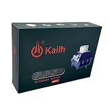 Zjmehty Kailh Box Navy przełącznik do mechanicznej klawiatury do gier, 3-pinowy 60gf Clicky/Factory Lubed/IP56 Dust & Waterproof (Kailh Box Navy, 108 sztuk)