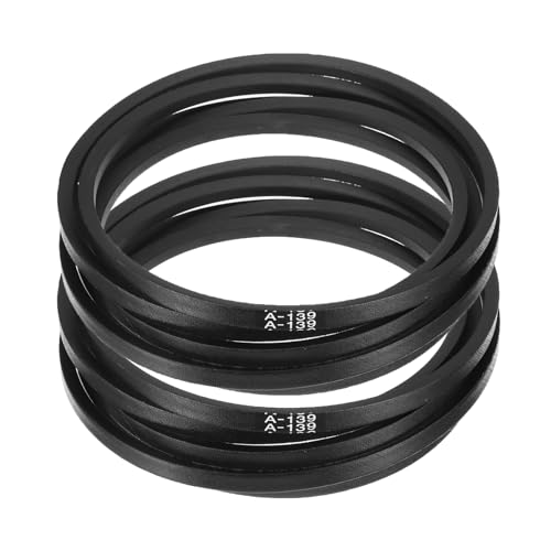Image of uxcell 2pcs A139 or 4L1410 Classic Wrapped Rubber V-Belt, 139 inch(3530mm) Inside Circumference, A Profile V Belt