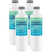 ADQ747935 Water Filter Replacement for LG LT1000P/PC/PCS ADQ74793501 ADQ74793502 MDJ64844601 LMXS28626S LRFLC2706S LFXS26973S LT-1000PC LFXC22526S LHFS28XBS LHFS28XBS Water Filter | 4pack | Cobectal