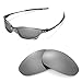 Walleva Replacement Lenses for Oakley Juliet Sunglasses - Multiple Options Available (Titanium Mirror Coated - Polarized)