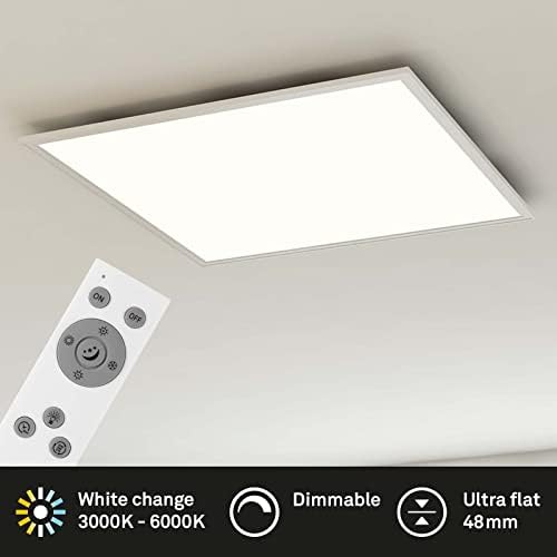 Briloner Leuchten 7195-016 Lampa Sufitowa, 36 W, 3800 lm, Biały, Średnica 59,5 cm, 36 W