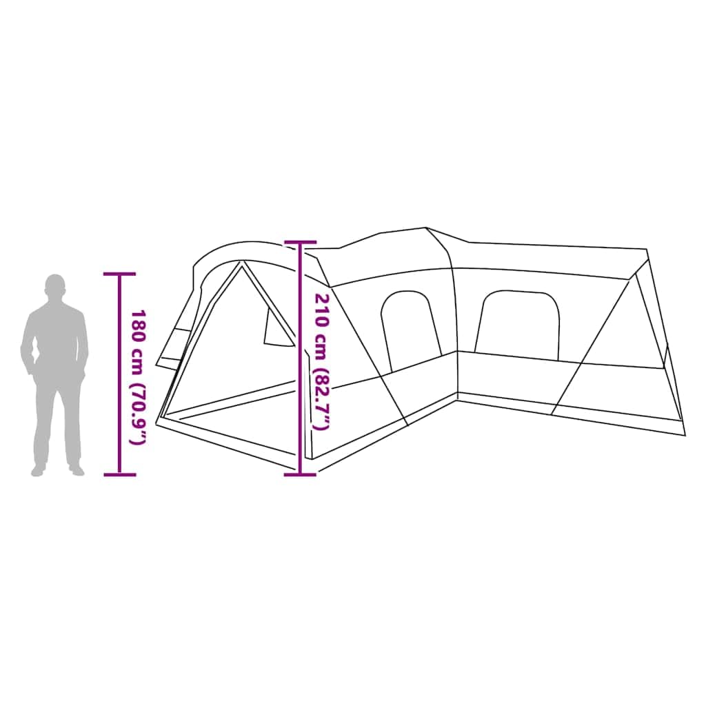 vidaXL Tenda da campeggioTenda da EsternoTenda Familiare