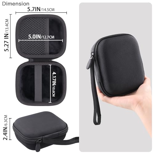 Image of co2CREA for Anker Soundcore Boom Go 3i Portable Bluetooth Speaker Hard Protective Case, Portable Travel Case Replacement (Black Case)