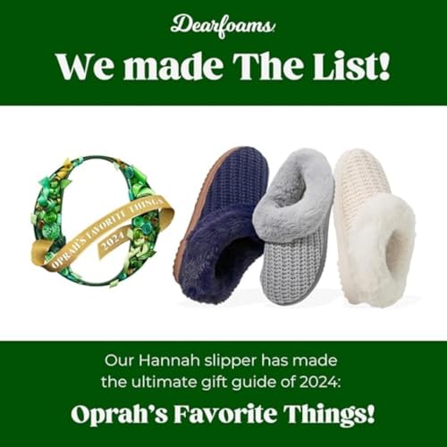 Dearfoams Women's Hannah Chenille Knit Clog Slippers3