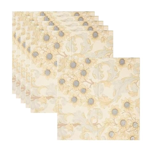 Image of CVD 3D Cream Wallpaper | Peel & Stick Self Adhesive Wallpaper | Waterproof & Removable | Home Decor for Bedroom, Living Room & TV Wall (70 x 70 cm, Approx. 5.8 Sq. Feet, 1 Piece)