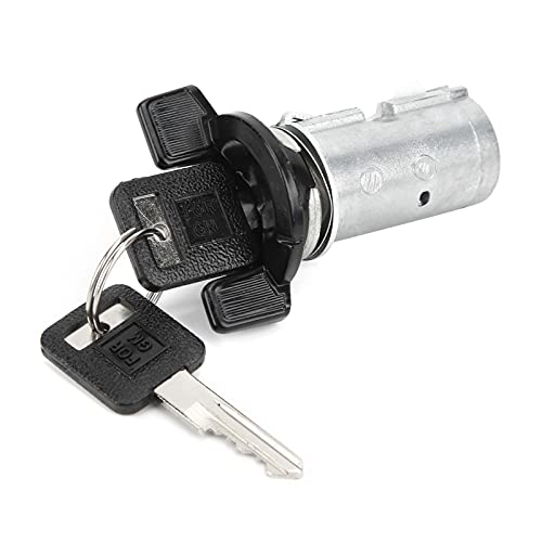 Ignition Lock Cylinder Key, Ignition Lock Cylinder With 2 Keys 701398 Replacement Accessory Replacement For Gm(Oem: 701398) #TOP7