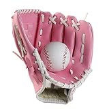 YOASONEK Baseball Glove, Softball Mitt,Catcher's Glove, Comfortable Baseball Mitt and Baseball Set,