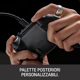 SCUF VALOR PRO Controller Xbox a Prestazioni Cablate – Paddle Posteriori Personalizzabili, Grilletti Istantanei, Pulsanti a Effetto Hall, Xbox Series X|S, Xbox One, Windows PC – Grigio Acciaio