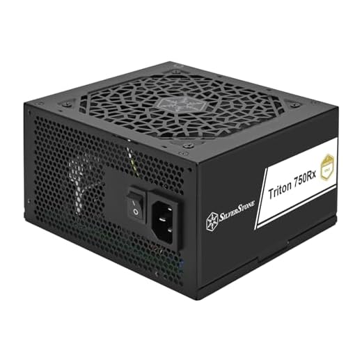 SilverStone Technology Triton 750Rx - 750W ATX 3.1 & PCIe 5.1 Compliant, Cybenetics Gold Efficiency, Non-Modular, SST-TR750R-GF