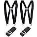 Kingmax Moving Straps, 2-Person Lifting and Moving System - Easily Move, Lift, Carry Furniture, Appliances, Mattresses, Heavy Object Without Back Pain. Great Tool for Moving Supplies (Black)