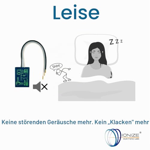 IONIZE RL421Slim Elektronischer Stromstoßschalter Leise 230V