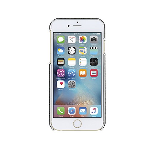 Iphone 6S Case, House Of Harlow 1960 Black Lizard, Silver Metallic Designer Cover Fits Iphone 6, Iphone 6S - Black/Silver #TOP3