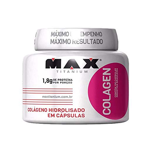 Colagen 500-100 cápsulas + Porta Cápsulas transparente - Max Titanium