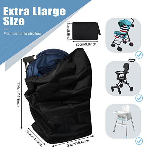 Lishang Travel Stroller Bag for Airplane Buggy Bag for Plane Waterproof Gate Check Pushchair Cover Storage Baby Travel Essentials for Baby Child Kids Infant Umbrella Strollers - Image 2