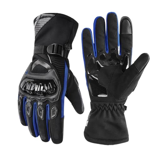 Gants de moto hiver tactiles chauds pour cyclisme et activités outdoor par grand froid