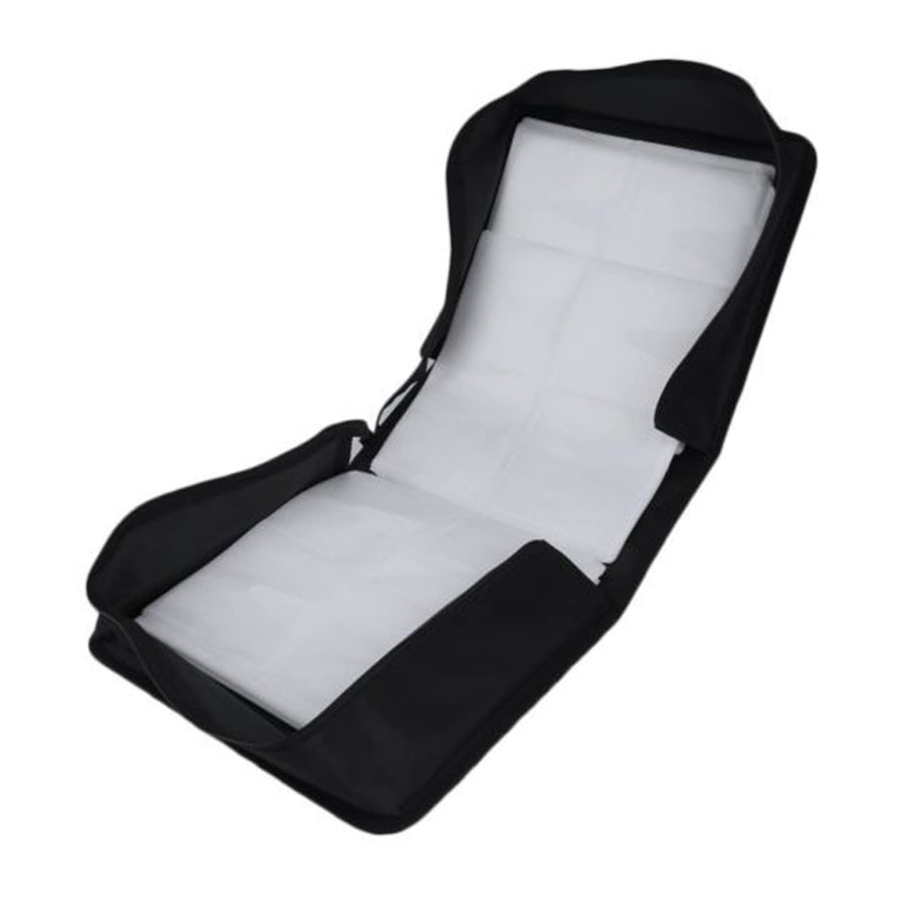 Custodia Porta Cd e Organizer Per 400 Dischi, Borsa Portatile Maniglia Resistente e Chiusura a Cerniera, Compatta e Adatta All’archiviazione e Trasporto Quotidiano Di Supporti Multimediali