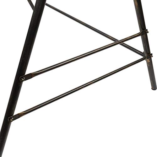 Outdoor Garden Iron Art Swing Frame Bronze #TOP4