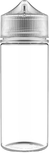 Bottles Chubby Gorilla - Gorra natural transparente de unicornio de 4.1 fl oz, V3 (paquete de 5)