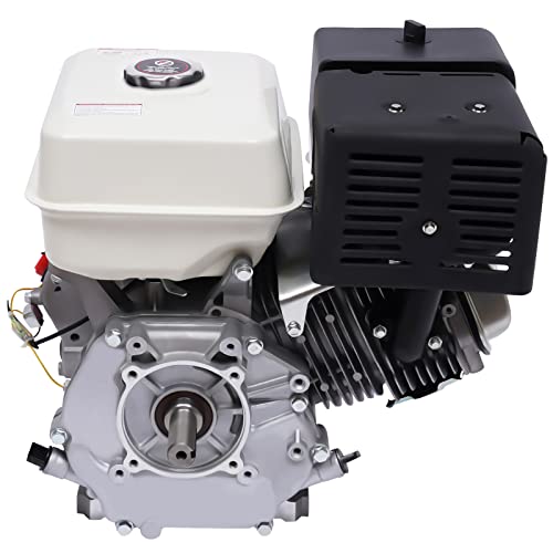 Gas Engine, 4-Stroke 420CC Portable Single Cylinder Horizontal Gas Engine 15HP Air Cooled Recoil Start Gasoline Engine, Go Kart Pull Start Petrol Engine - Image 3