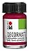 Produktbild Marabu 14010039004 - Decormatt Acryl Granatrot 004, 15 ml, samtmatte Acrylfarbe auf Wasserbasis, cremig und farbintensiv, speichelfest, wetterfest, zum freien Malen und Schablonieren