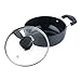 Vinod Hard Anodized Kadai with Stainless Steel Lid, 1.6-Liter