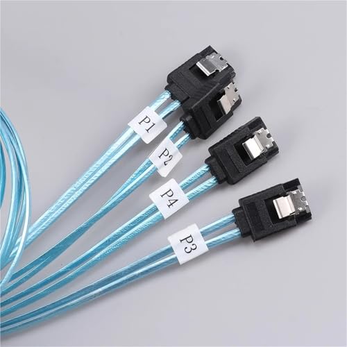Cable SATA 1m 4 a 4 puertos 7 pin alto rendimiento miniatura 5