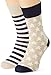 Produktbild Tommy Hilfiger unisex-child Stars And Stripes Classic Sock, sand/navy, 39-42 (2er Pack)