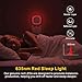 YUNLEX 2 Pack Plug in Red Sleep Night Light with Motion Sensor & Dusk to Dawn Sensor, Soft Glow, Dimmable, LED Lights for Bedroom, Sleep, Baby Nursery, Kids, Toddler, Bathroom, Hallway, Home Decor