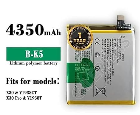 Image of Original B-K5 Battery for Vivo X30 / X30 Pro /V198CT / V1938T Battery with 1 Year Warranty** (BB193)