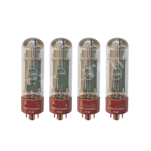 FLEYYXBN EL34 EL34B HiFi Audio Tube Replaces 6CA7 6P3P 6L6(4pcs Matched Quad)