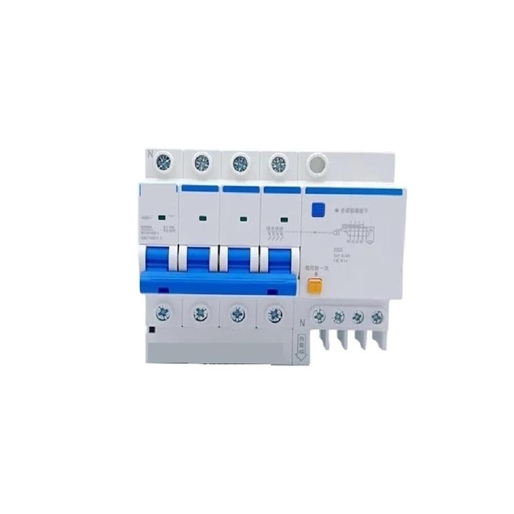 Interruttore Automatico A Corrente Residua 2p 4p 32a 63a 100a 300ma 0.3a Rcbo Componenti elettrici(4P,100A)