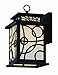 Park Madison Lighting PMO-975-31 1 Light Cast Aluminum Outdoor Wall Fixture with Frosted Glass Panels and Black Finish, H=11" W=6 1/2"