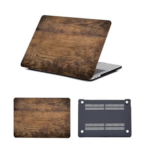 HLAAJJX Cover Compatibile con Macbook Pro 13 pollici Retina,(2012-2015) A1425 A1502,Custodia Case Protettivo in Plastica ultrasottile per Macbook Pro 13 Retina,Grano di Legno