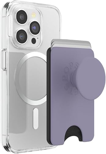 Miniatura 13 de PopSockets Billetera Kick-Out para MagSafe, soporte ajustable, soporte magnético, arco iris - Aura