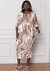 Runwind Plus Size Bodycon Dresses for Women Maxi 3... #2